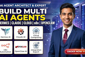 build multi ai agent hermes ai agent claude code cloud computing n8n openclaw