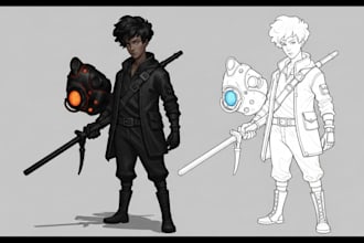 design a concept art character or object