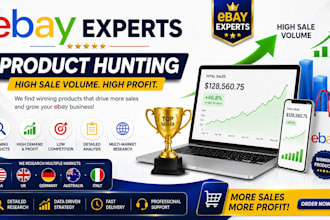 do winning ebay product hunting for USA, UK, germany