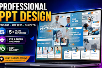 design a professional academic and research powerpoint or canva presentation