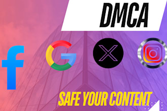 submit dmca legal takedown notice to remove copyright infringement content