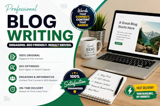 provide professional blog writing post