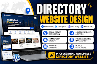 directory website, hivepress, geodirectory, listingpro, brilliant directory