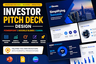 investor pitch deck design powerpoint template goggle slides canva presentation
