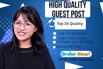 build high da manual SEO backlinks,guest post