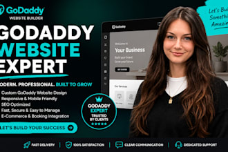 design or redesign godaddy website design godaddy website builder as an expert