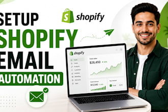 setup abandoned cart and post purchase email flows