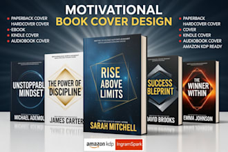 motivational book cover design amazon kdp inspirational book cover ebook cover