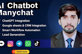 create ai instagram chatbot, many chat ai automation