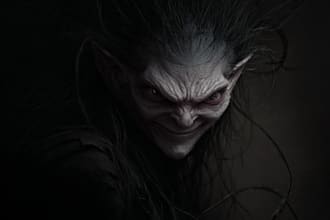 make illustration, horror, dark, and metal band artwork
