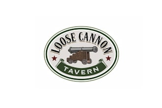 design loose cannon tavern bar logo