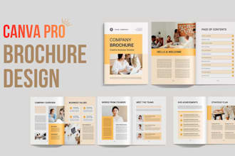 design brochure, amazing brochure, business brochures, company profile, indesign