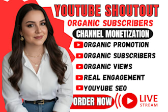 usa youtube shoutout channel video promotion on 200m organic subscriber you tube