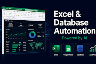 create and automate excel spreadsheets and databases for your business
