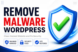 remove wordpress malware clean hacked website and fix security issues