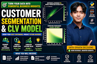 build a customer segmentation and clv model