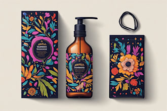 do custom premium packaging design, product label, box package