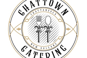 design a professional catering logo for food businesses
