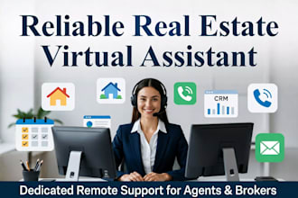provide real estate virtutal assistant for your busines