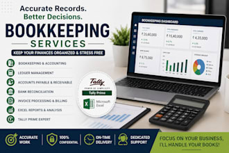 do bookkeeping in tally prime and excel