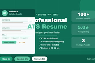 write a professtional resume, CV, and cover letter