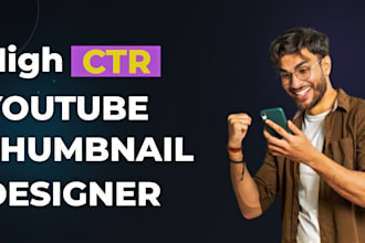 make professional youtube thumbnails to boost CTR