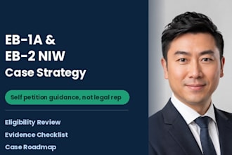 help strategize your eb1a or eb2 niw case