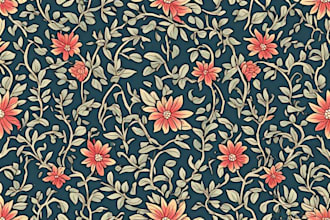 create a repeat seamless pattern and textile pattern