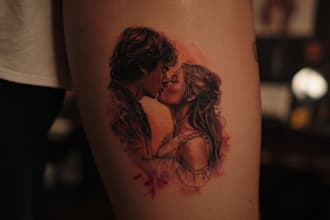 create custom and realism tattoo design