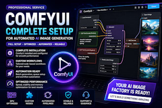 comfyui complete setup for automated ai image generation system