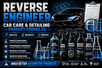 reverse engineer car care and detailing product formulas