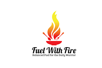 make restaurant food truck logo for fuel with fire