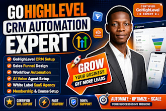 setup gohighlevel CRM automation sales pipeline and custom ghl snapshots