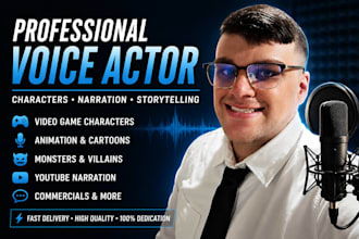 voice your video games, animation, or characters