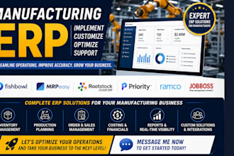 manufacturing erp fishbowl mrpeasy rootstock erp priority erp ramco jobboss