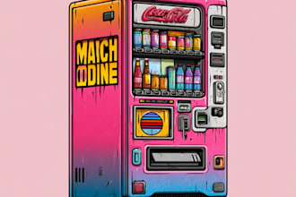 do vending machine wrap design for you