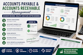 manage accounts payable and accounts receivable