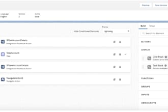 develop salesforce lwc,omnistudio, apex