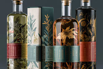 reate minimalist luxury packaging and label designs