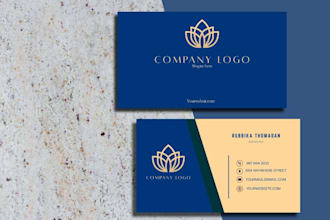 design a professional and minimal business card