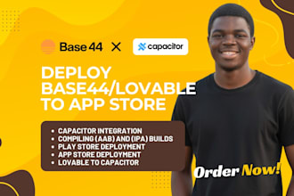 deploy your base44 and lovable app to ios and android using capacitor