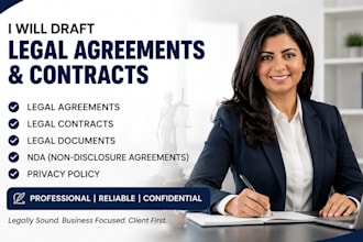 professionally review contracts, agreements, legal research, and legal documents