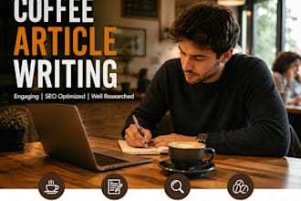 write coffee, tea, and beverage articles for your website