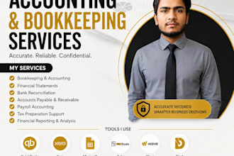 do bookkeeping in quickbooks, xero and excel