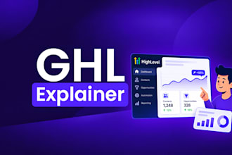 create a premium gohighlevel explainer or demo video