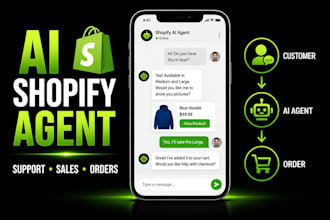 build an ai shopify support and sales agent
