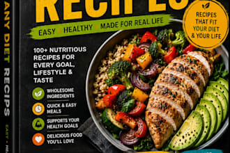 develop recipes any diet recipe ebook cookbook on canva