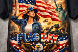 design patriotic flag  day USA tshirt graphics