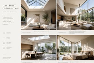 create 3d architecture interior design bright house extension 3d rendering