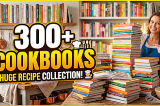 provide 300 latest cookbooks